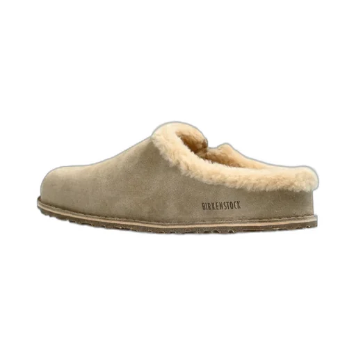 Suede Shearling Lined Clogs