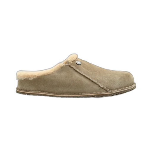 Suede Shearling Lined Clogs
