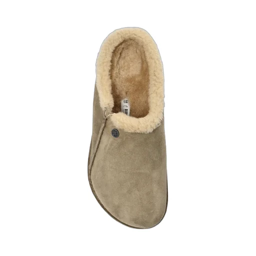 Suede Shearling Lined Clogs