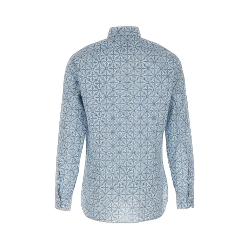 Printed Button-Up Shirt