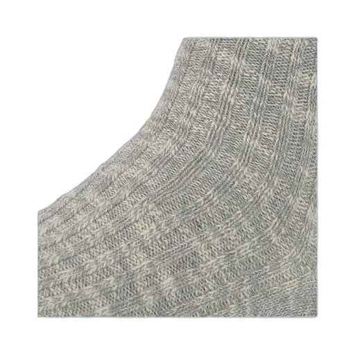 Ribbed Crew Socks