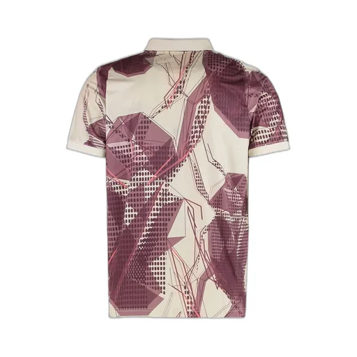 Geometric Print Polo Shirt