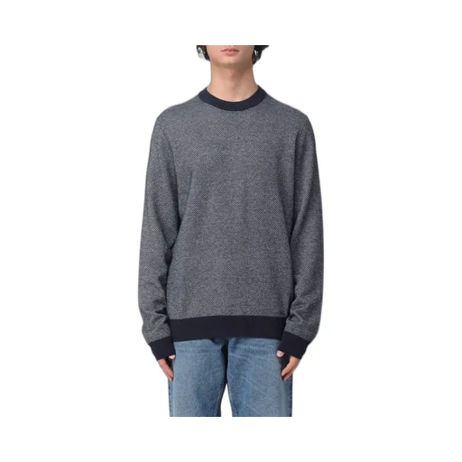 Geometric Pattern Crewneck Sweater