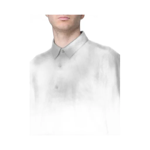 Geometric Print Button-Up Shirt