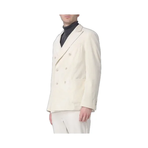 Double-Breasted Corduroy Blazer