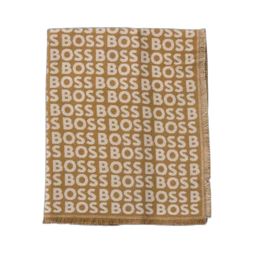Scarf With All-Over Logo Print