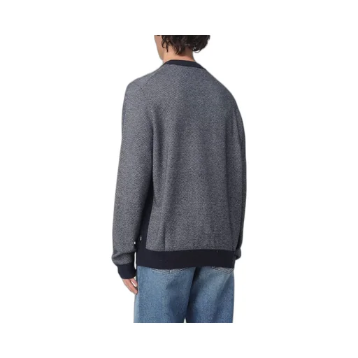 Geometric Pattern Crewneck Sweater