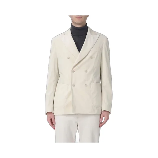 Double-Breasted Corduroy Blazer