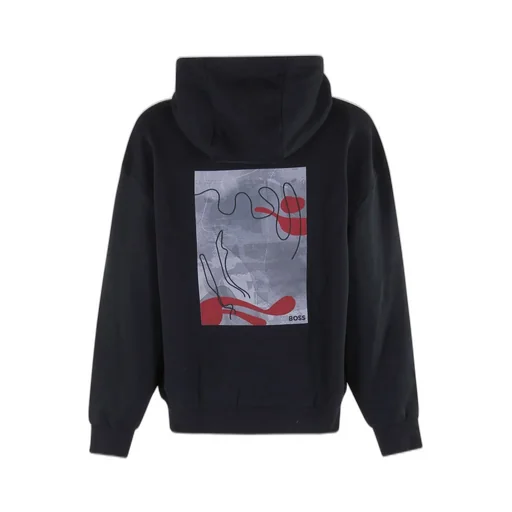 Hoodie With Abstract Print