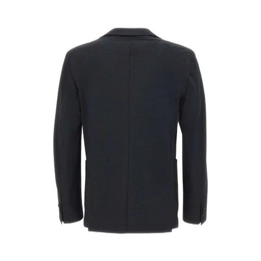Textured Single-Breasted Jacket