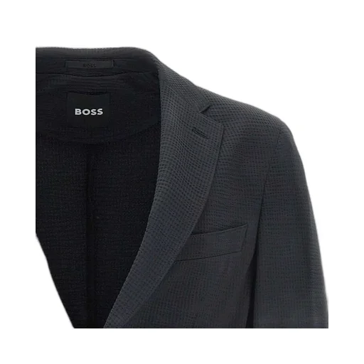 Textured Single-Breasted Jacket