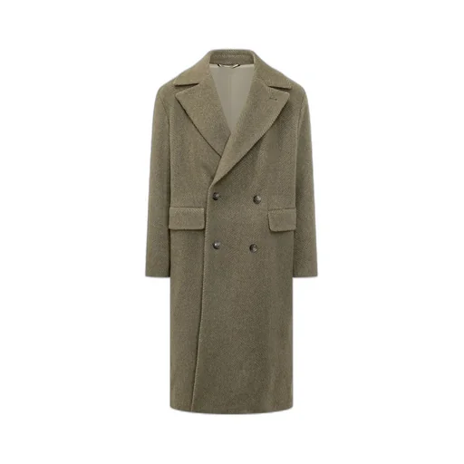 Double-Breasted Wool Coat