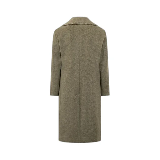 Double-Breasted Wool Coat
