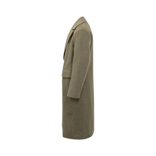 Double-Breasted Wool Coat