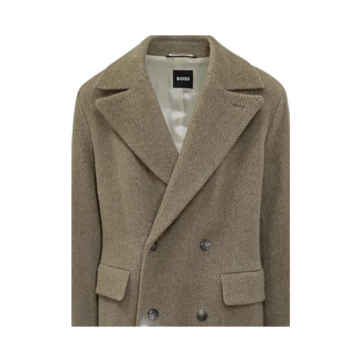 Double-Breasted Wool Coat