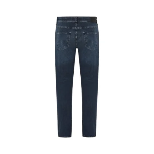 Slim-Fit Jeans In Dark Blue Stretch Denim