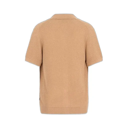 Short-Sleeved Knitted Polo Shirt