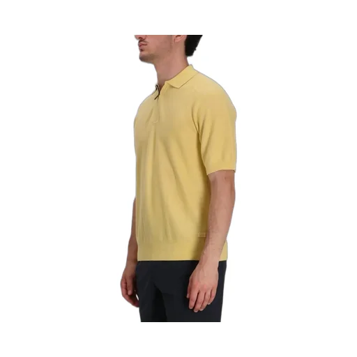 Short-Sleeved Knitted Polo Shirt