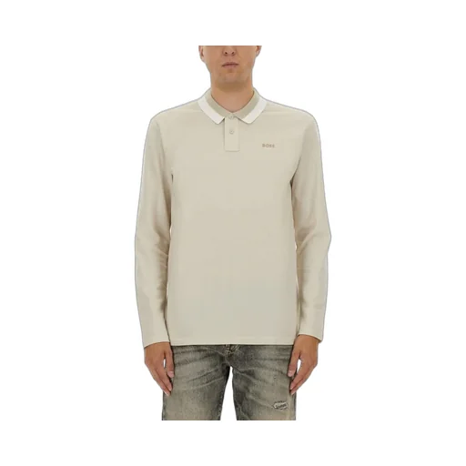 Long-Sleeved Polo Shirt