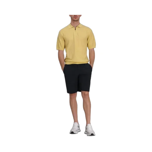 Short-Sleeved Knitted Polo Shirt