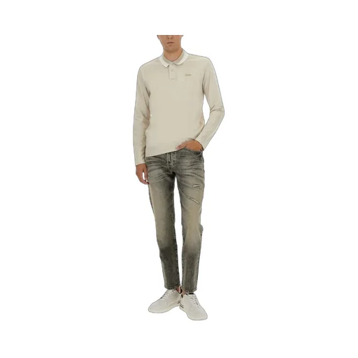 Long-Sleeved Polo Shirt