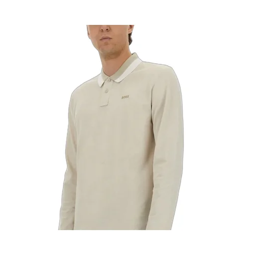 Long-Sleeved Polo Shirt