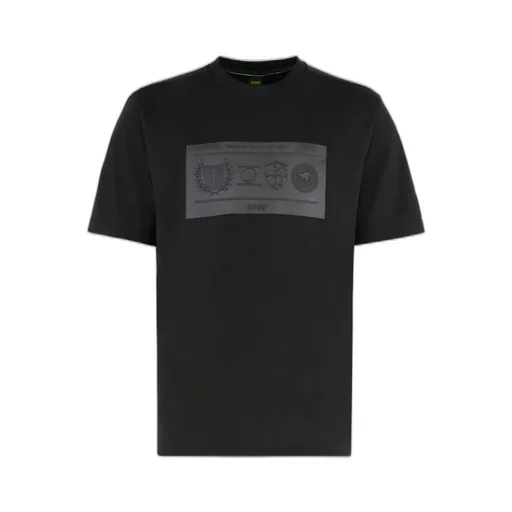 T-Shirt With Embossed Logo Patch