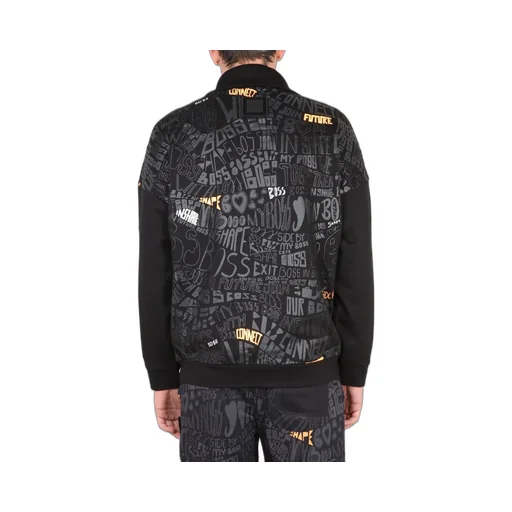 Zip-Up Track Jacket With Patches