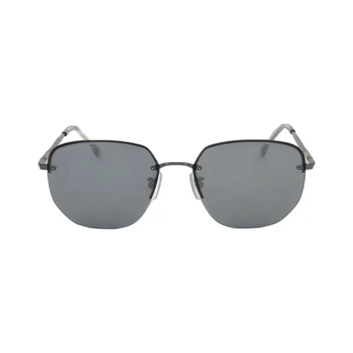 Rimless Hexagonal Sunglasses