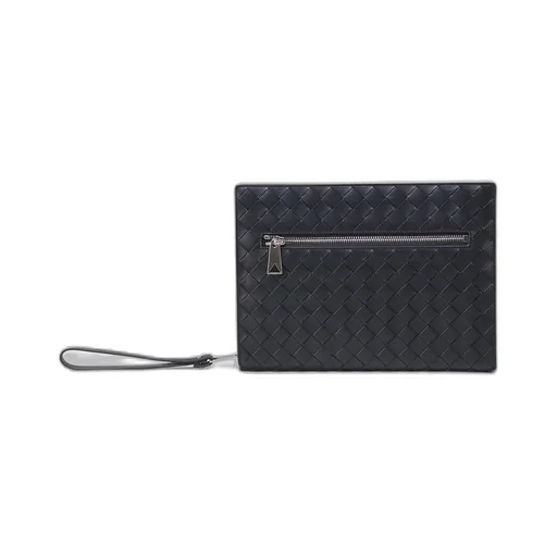 Intrecciato Leather Pouch