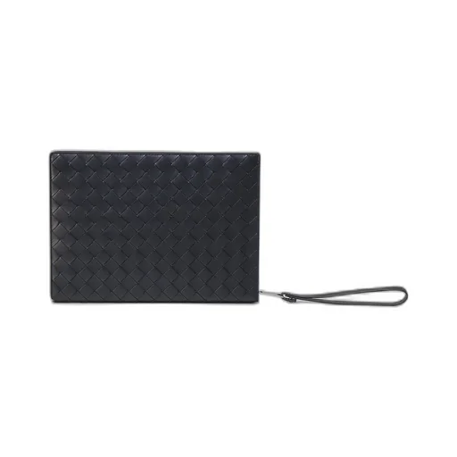 Intrecciato Leather Pouch