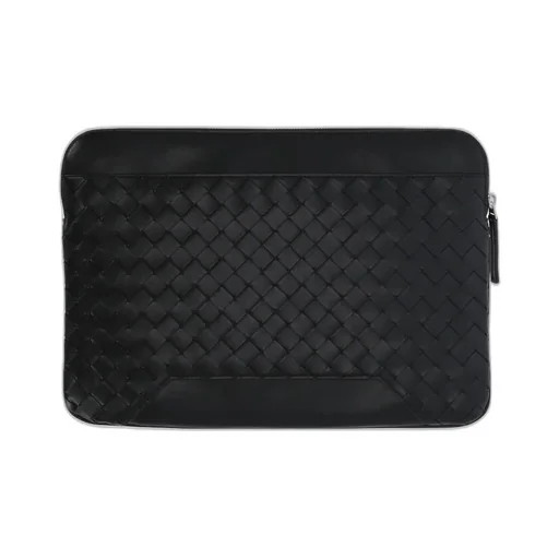 Intrecciato Leather Laptop Sleeve