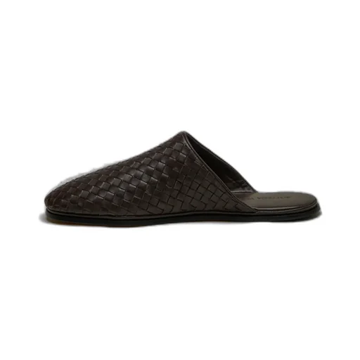 Intrecciato Leather Mules