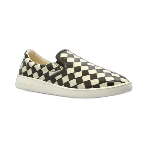 Checkerboard Slip-On Sneakers
