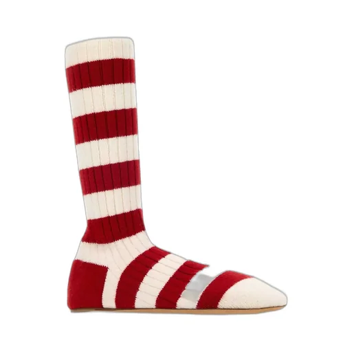 Striped Knee-High Socks