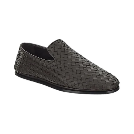 Woven Leather Loafers
