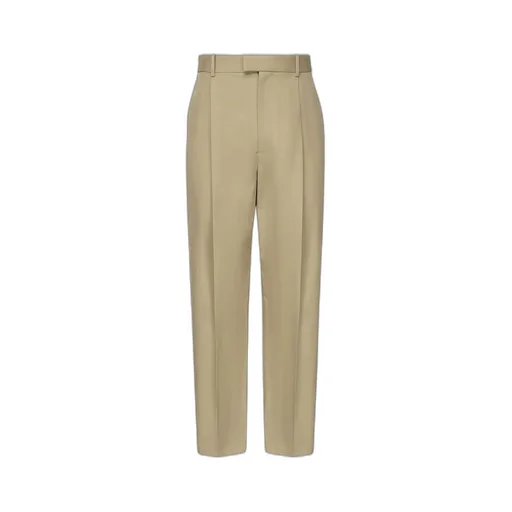 High-Waisted Pleated Trousers