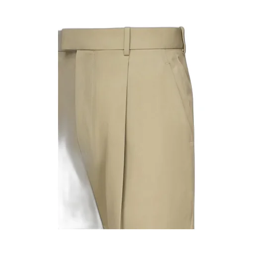 High-Waisted Pleated Trousers