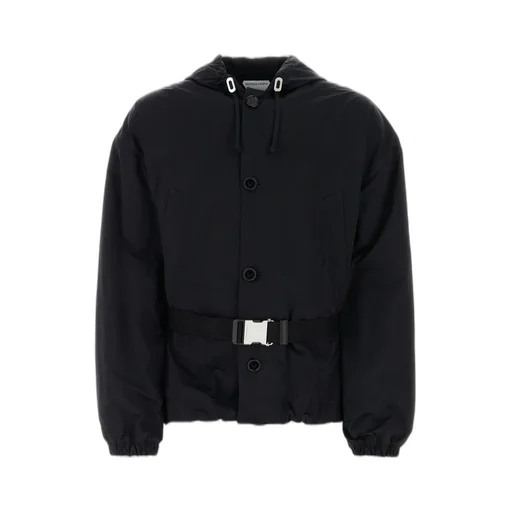 Hooded Jacket With Belt