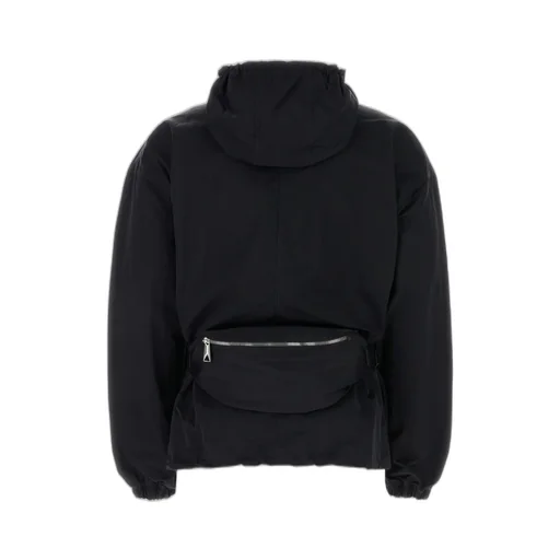 Hooded Jacket With Belt