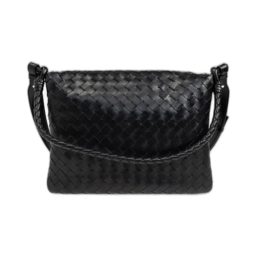 Intrecciato Leather Shoulder Bag