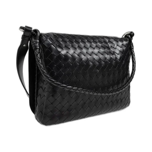 Intrecciato Leather Shoulder Bag