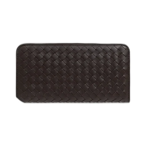 Intrecciato Zip-Around Wallet