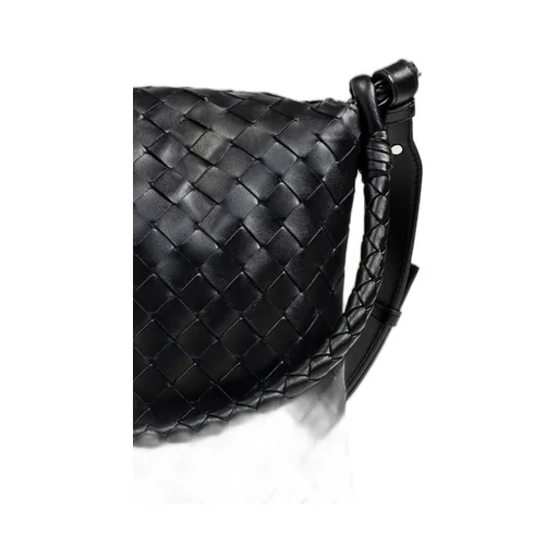 Intrecciato Leather Shoulder Bag