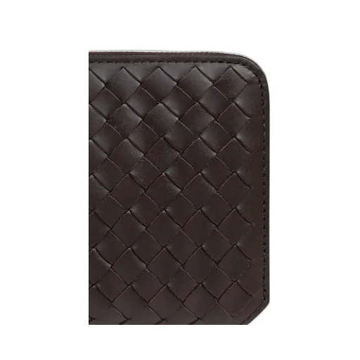 Intrecciato Zip-Around Wallet