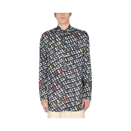 Printed Button-Down Shirt