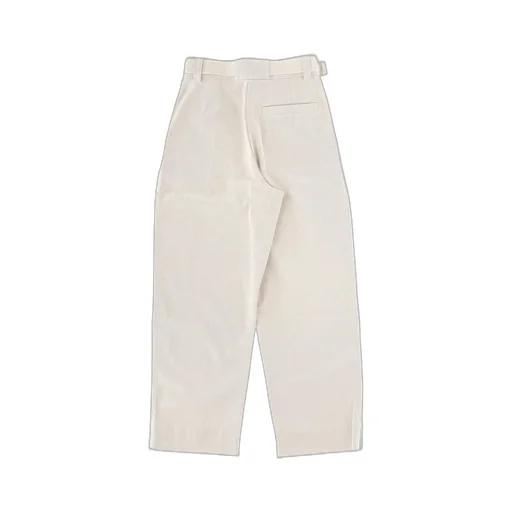 High-Waisted Pleated Wide-Leg Trousers