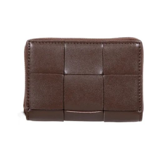 Woven Zip Around Wallet