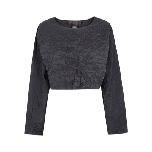 Cropped Long Sleeve Top