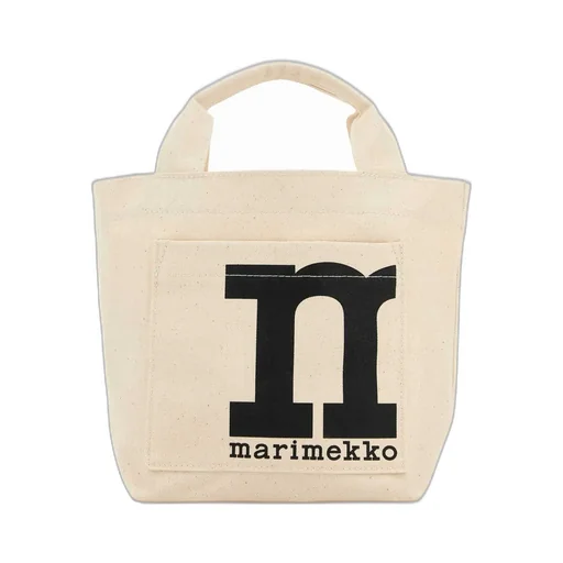 Logo Print Canvas Tote Bag
